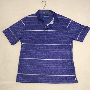 Men’s Large PGA Golf ⛳️ Polo purple w/silver